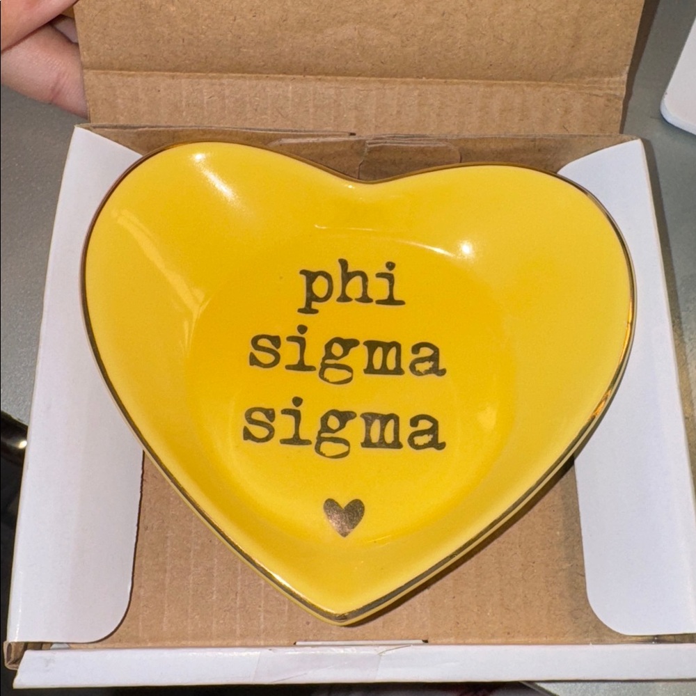 Phi Sigma Sigma ring/jewelry dish